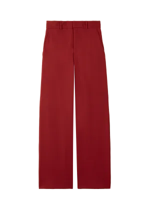 Tailored twill broek