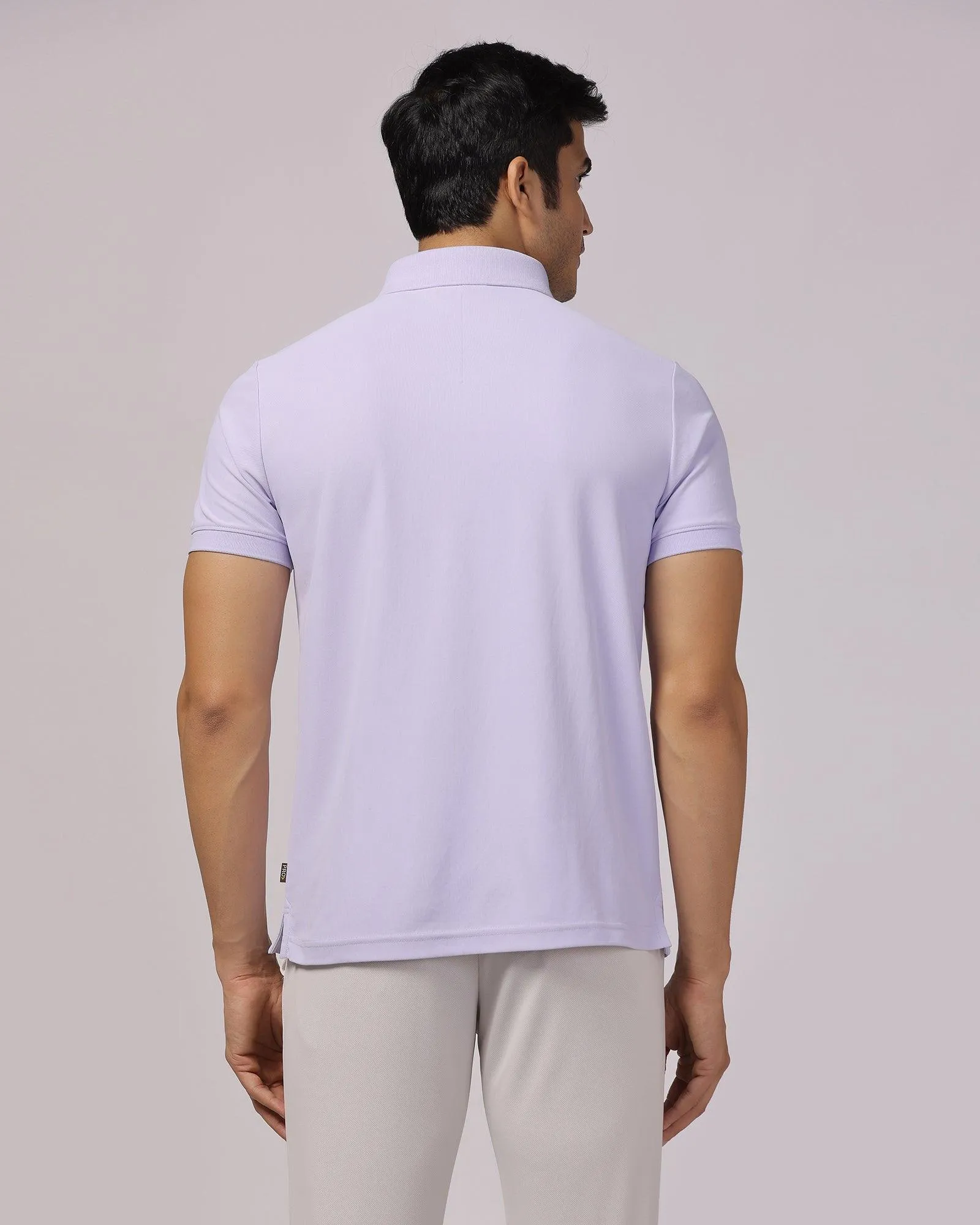 TechPro Polo Lilac Printed T-Shirt - Crocs