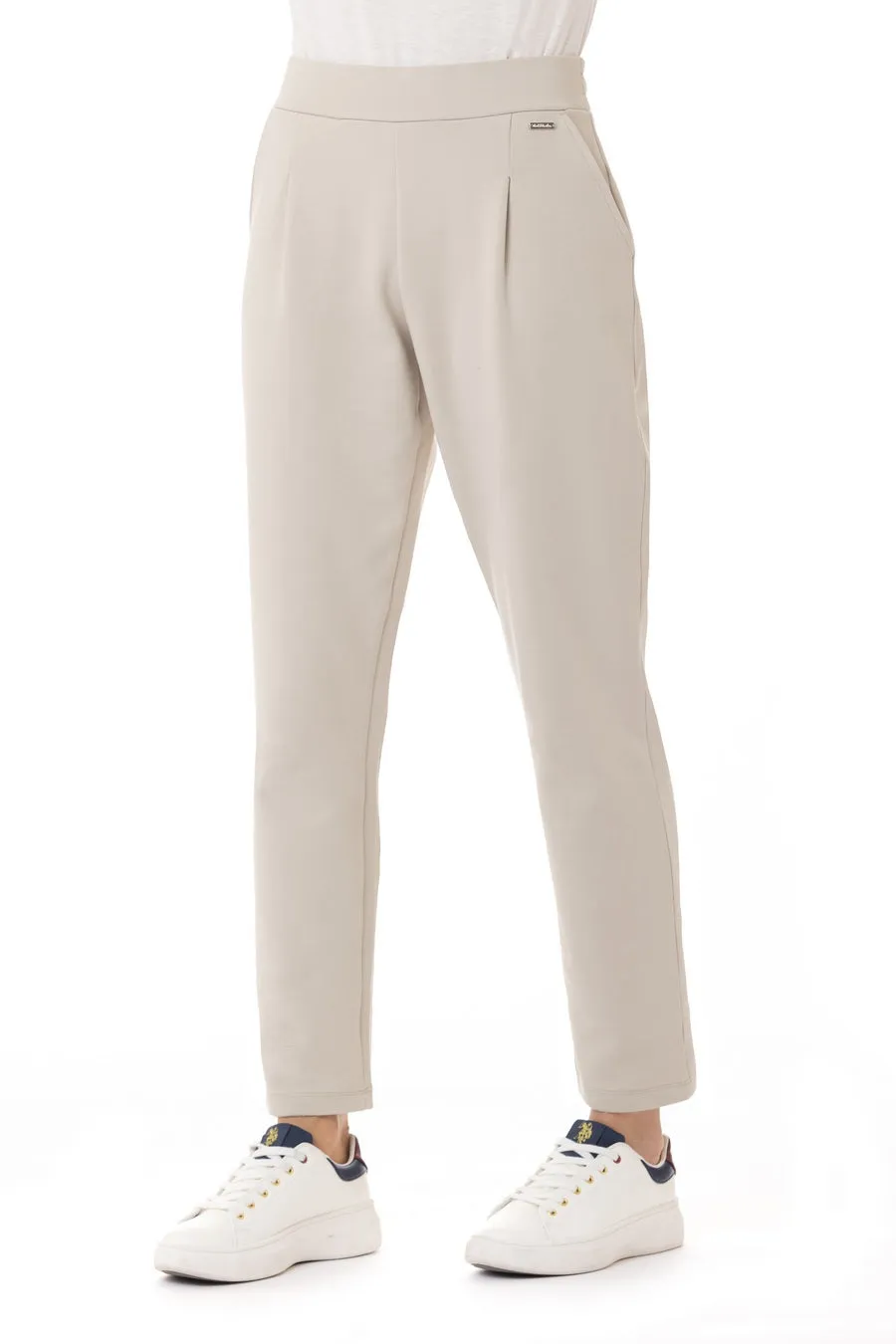 US POLO WOMENS JOGGERS IN NUDE