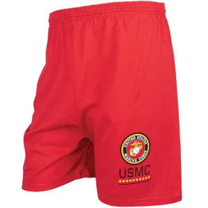 U.S.M.C Crest Logo Running Shorts