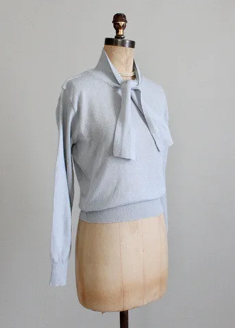 Vintage 1970s Grey Bar Harbor Sweater