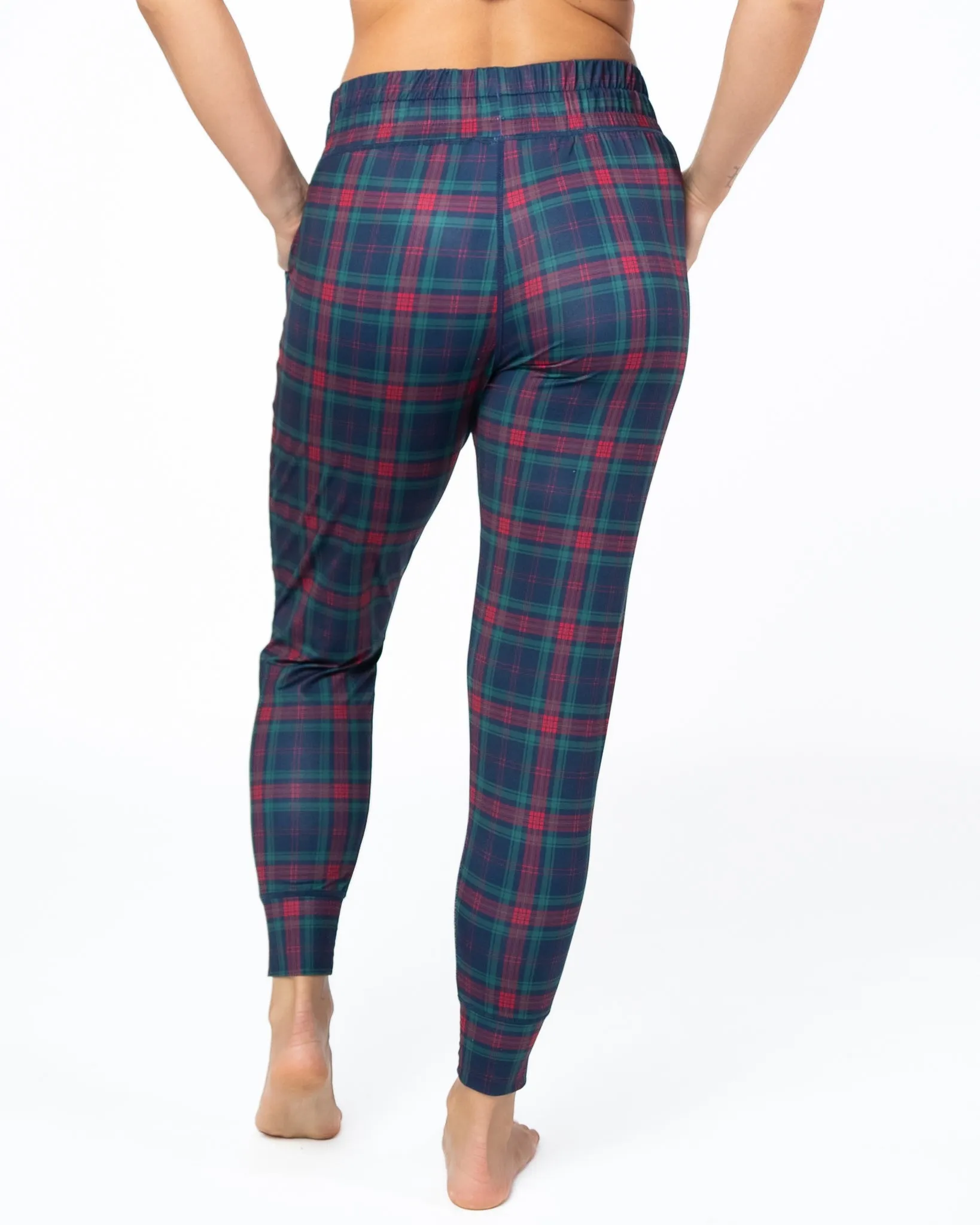 Weekend Joggers - Holiday Plaid