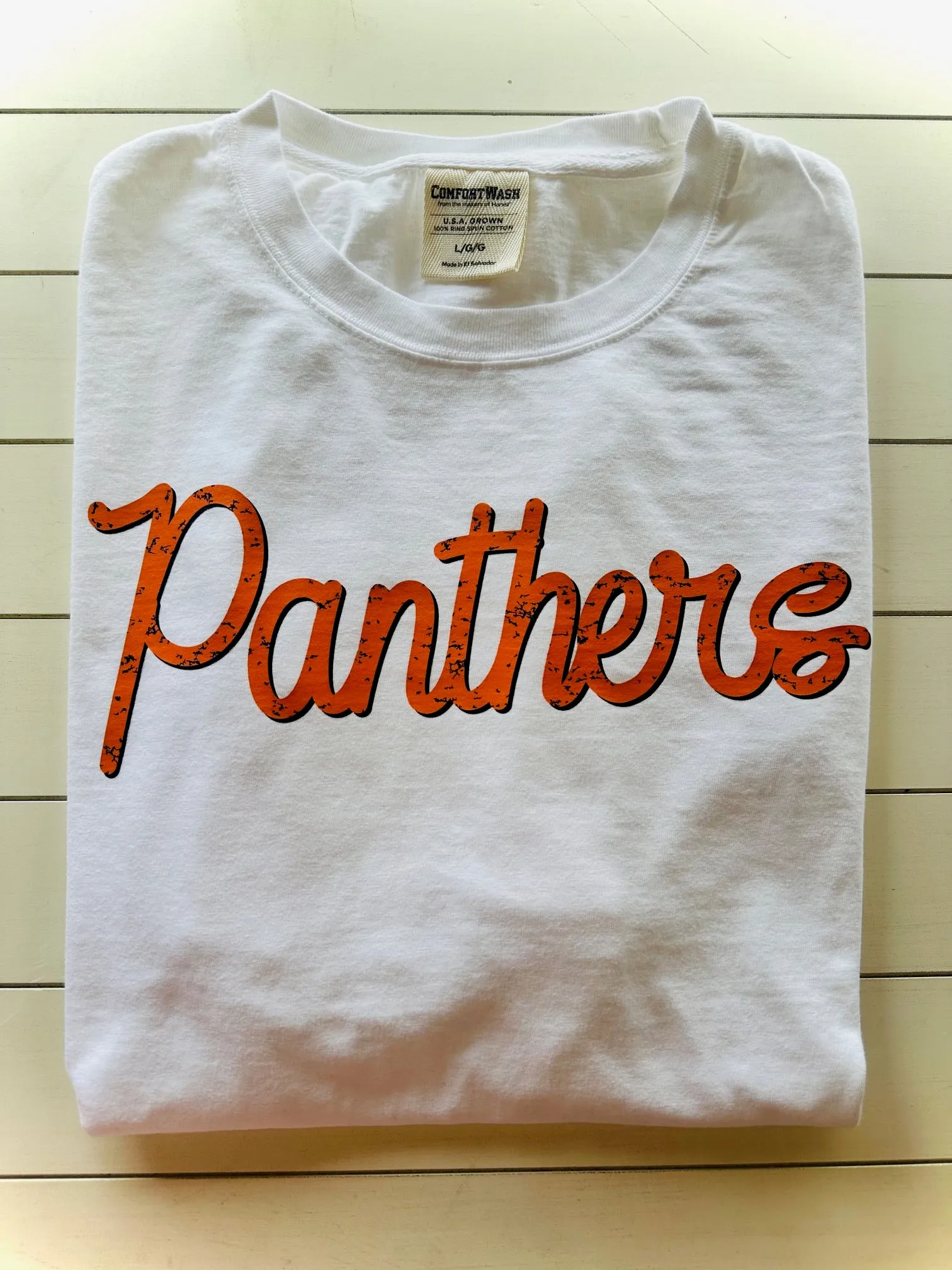 Westwood Panthers School Script Spirit Tee