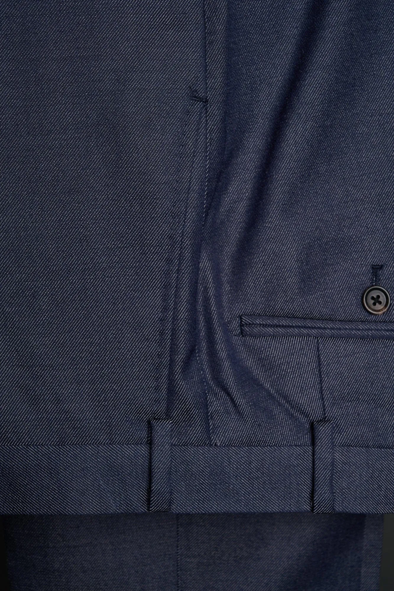 Wool Denim Twill Trouser